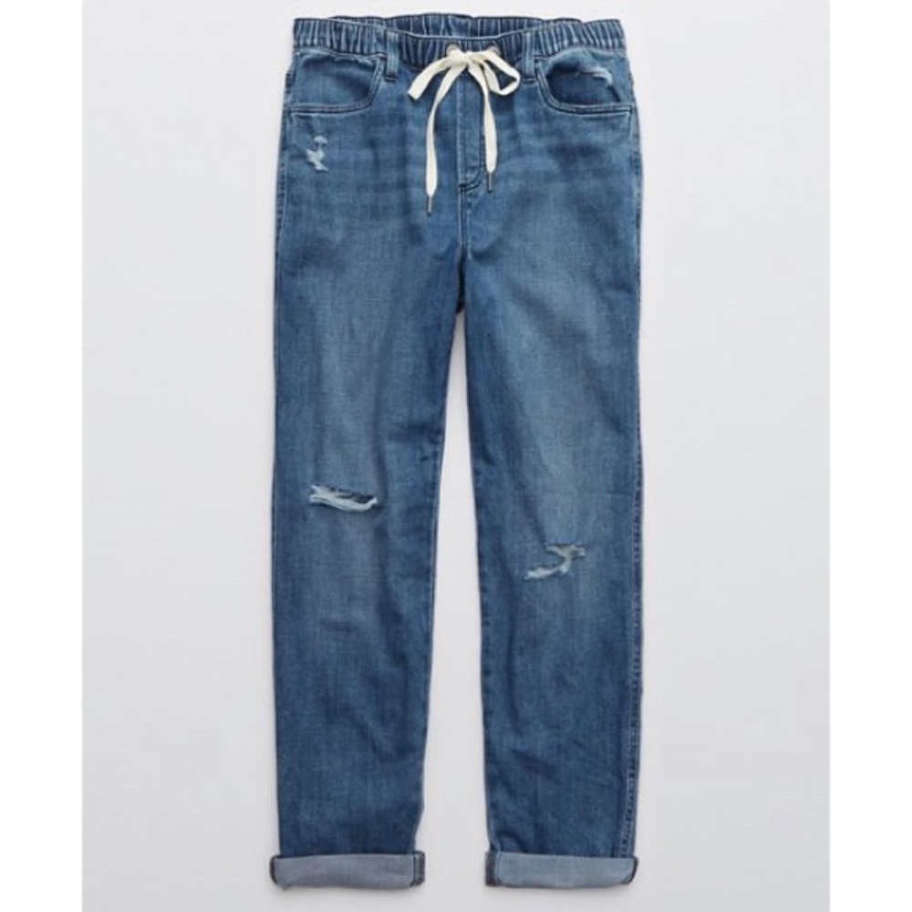 Aerie Easy Denim Pant Size M